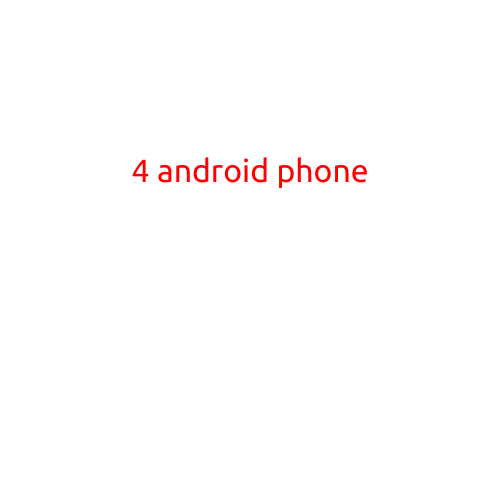 Here is a sample article with the title "4 Android Phones That Stand Out from the Crowd":