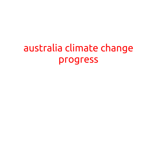 Australia Climate Change Progress: A Glimmer of Hope in the Face of Crisis