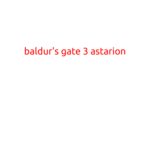 Baldur's Gate 3: Astarion