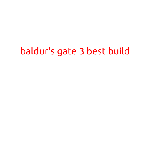 Baldur's Gate 3: The Best Build for Maximum Success