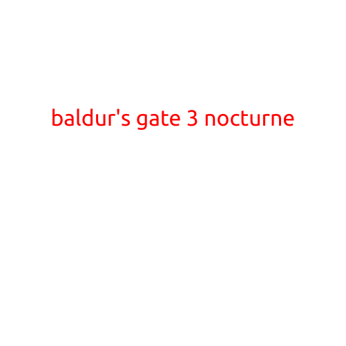 Baldur's Gate 3: Nocturne