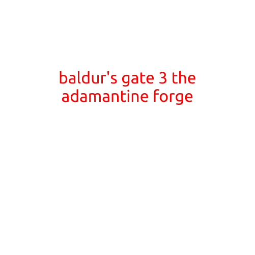 Baldur's Gate 3: The Adamantine Forge