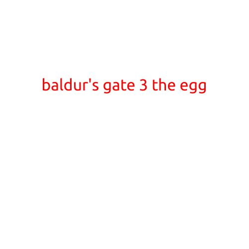 Baldur's Gate 3: The Egg