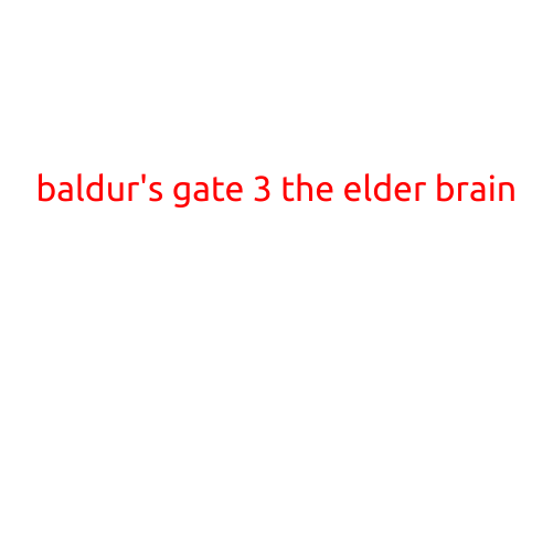 Baldur's Gate 3: The Elder Brain