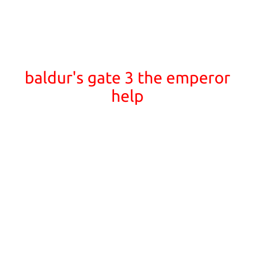 Baldur's Gate 3: The Emperor's Help