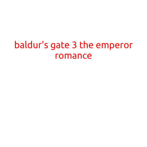 Baldur's Gate 3: The Emperor Romance - A Love Story Fit for the Gods (or the Devil)