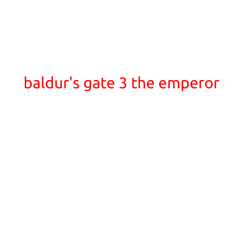 Baldur's Gate 3: The Emperor