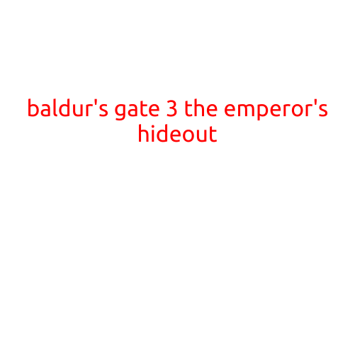 Baldur's Gate 3: The Emperor's Hideout