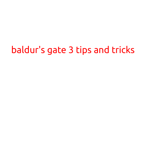 Baldur's Gate 3 Tips and Tricks: Enhance Your Adventure in the Forgotten Realms