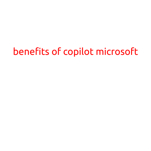 The Benefits of Copilot: Boosting Productivity with Microsoft's Artificial Intelligence Assistive Technology