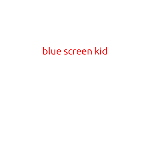 The Blue Screen Kid: A Story of Tragedy, Technology, and Tenacity