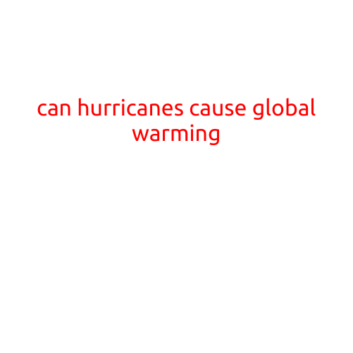 Can Hurricanes Cause Global Warming?