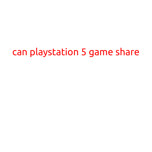 Can PlayStation 5 Game Share?