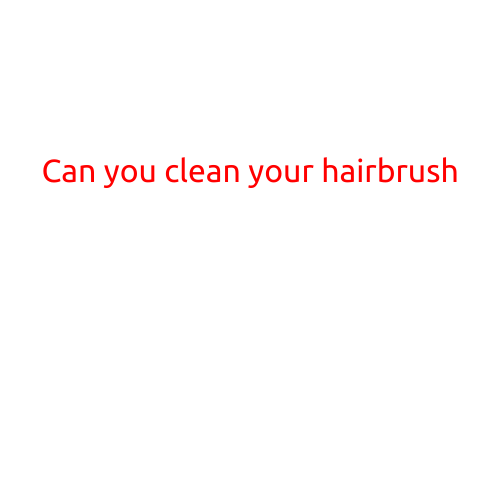 Can You Clean Your Hairbrush?