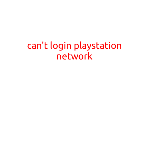 Can't Login to PlayStation Network? Here's What to Do