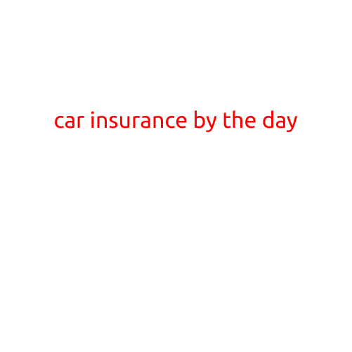 Car Insurance by the Day: The Flexible Solution for Your Mobile Needs