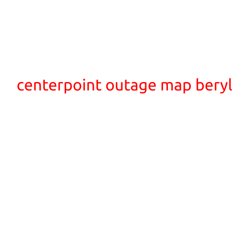 Here is an article with the title "CenterPoint Outage Map Beryl":