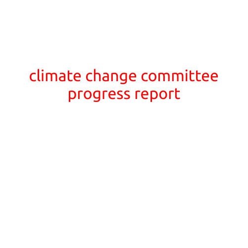 Climate Change Committee Progress Report