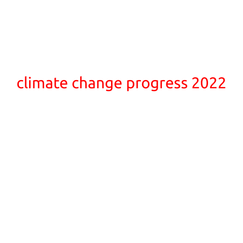 Climate Change Progress 2022: A Year of Milestones and Challenges