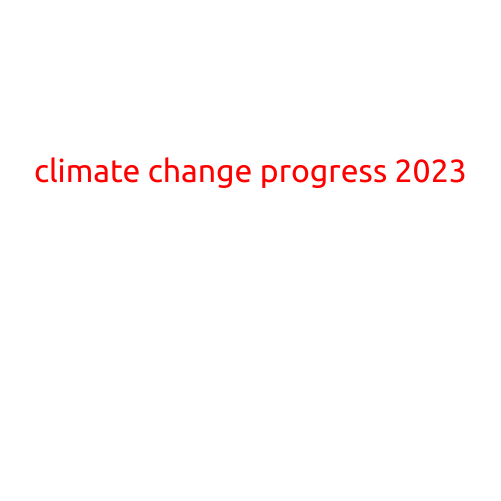 Climate Change Progress 2023: A Year of Action and Innovation