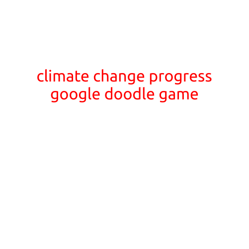 Climate Change Progress Google Doodle Game