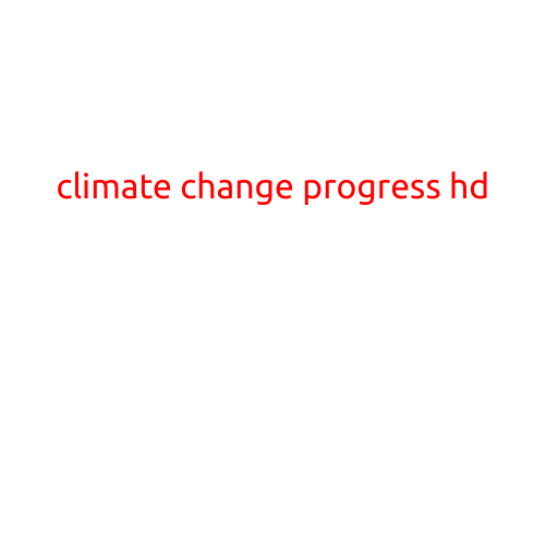 Here is an article on "Climate Change: Progress Made, But More Work to be Done"