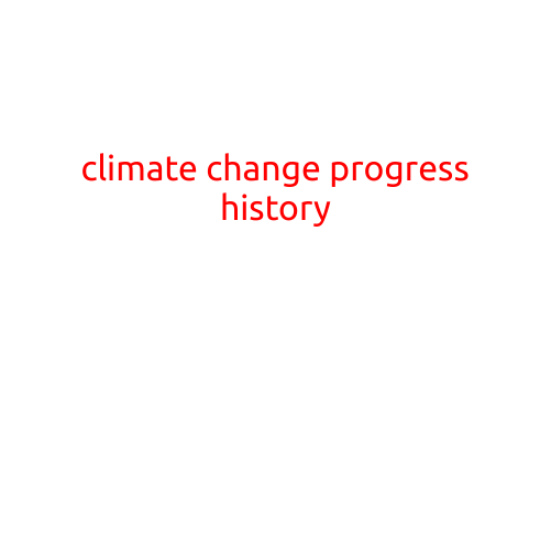 Climate Change Progress History: A Journey Through the Years