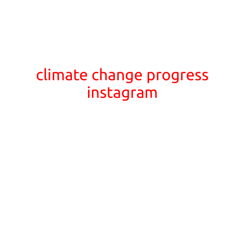 Climate Change Progress on Instagram: A Visual Representation of Hope and Action