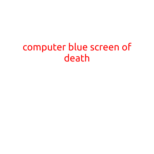 Computer Blue Screen of Death: Causes, Symptoms, and Solutions