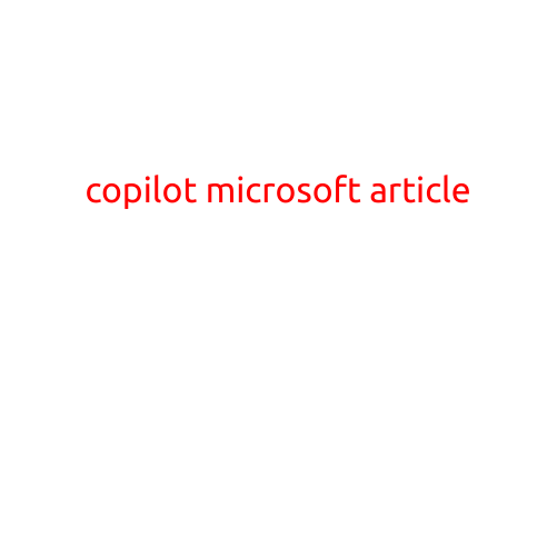 The Power of Collaboration: Introducing Copilot, Microsoft's AI-Powered Writing and Research Tool