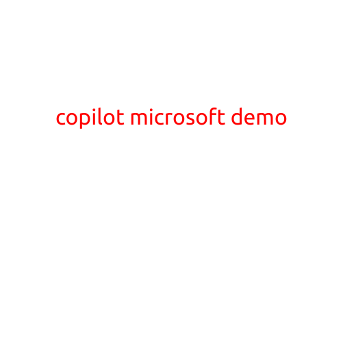 Copilot Microsoft Demo: Revolutionizing the Future of Productivity