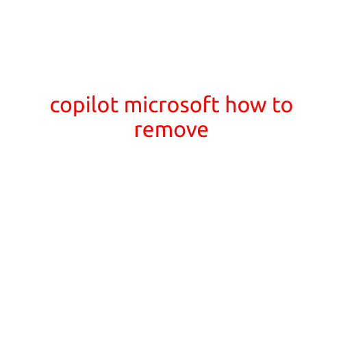 How to Remove Copilot from Microsoft