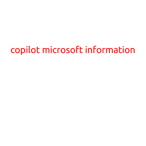 Copilot: Microsoft's Revolutionary AI-Powered Productivity Tool