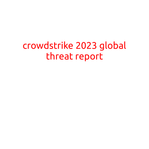 CrowdStrike 2023 Global Threat Report: The Evolving Threat Landscape