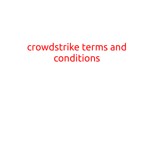 CrowdStrike Terms and Conditions