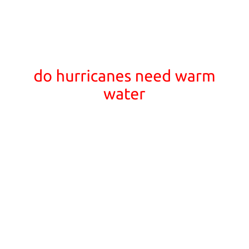 Do Hurricanes Need Warm Water?