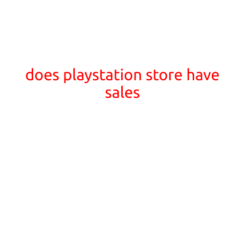 Does PlayStation Store Have Sales?