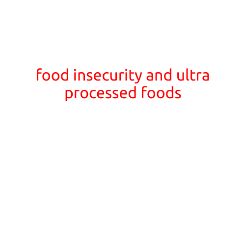 Food Insecurity and Ultra-Processed Foods: A Deadly Combination