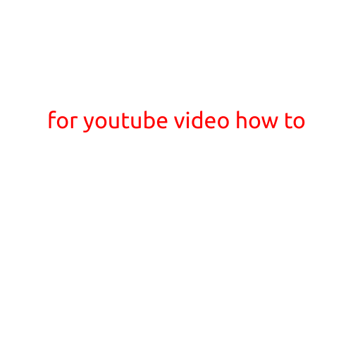 Here is a sample article with the title "For YouTube Video: How to Create a Professional-Looking Video with Little to No Budget":