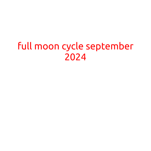 Full Moon Cycle September 2024: A Guide to the Luminous Events