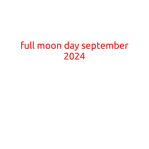 Full Moon Day: September 2024