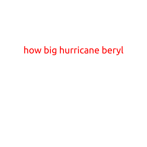 How Big is Hurricane Beryl?