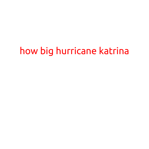 How Big was Hurricane Katrina?