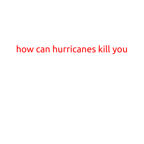 How Can Hurricanes Kill You?