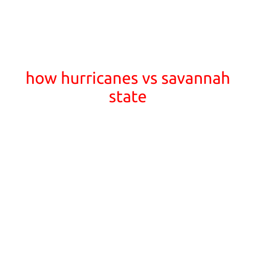 How Hurricanes Impacted Savannah State University