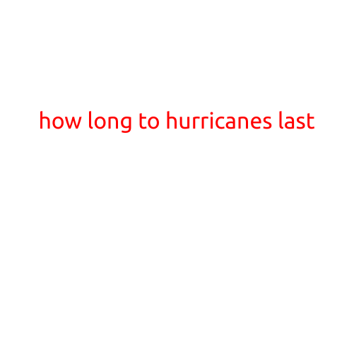 How Long Do Hurricanes Last?