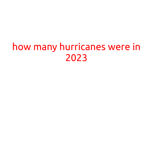 How Many Hurricanes Were in 2023?