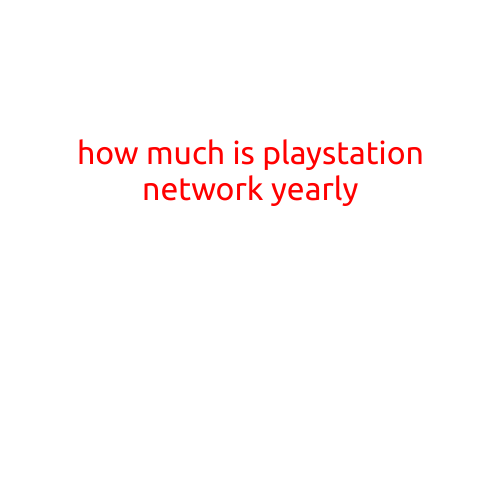 How Much is PlayStation Network (PSN) Yearly?