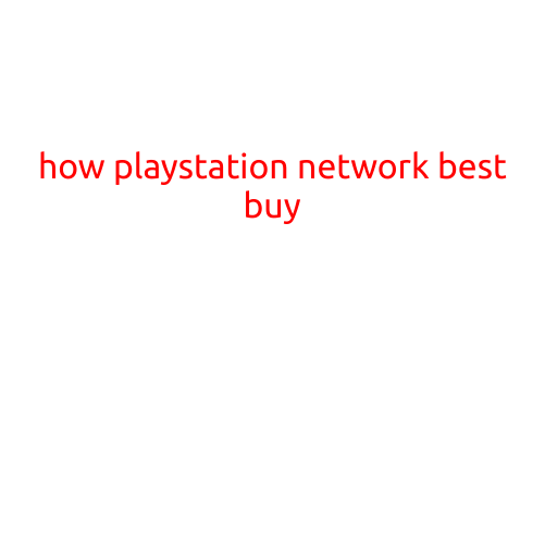 How to Get the Best Out of PlayStation Network with Best Buy