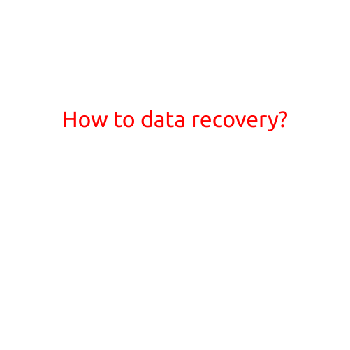 How to Data Recovery?